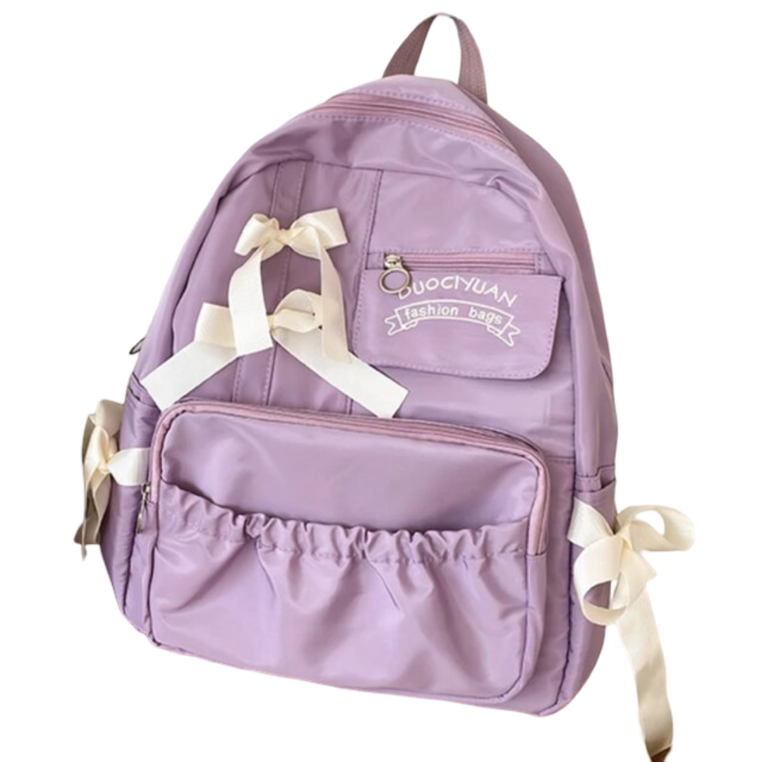 Kawaii Bow Nylon Backpack Kawaii Bow Nylon Backpack