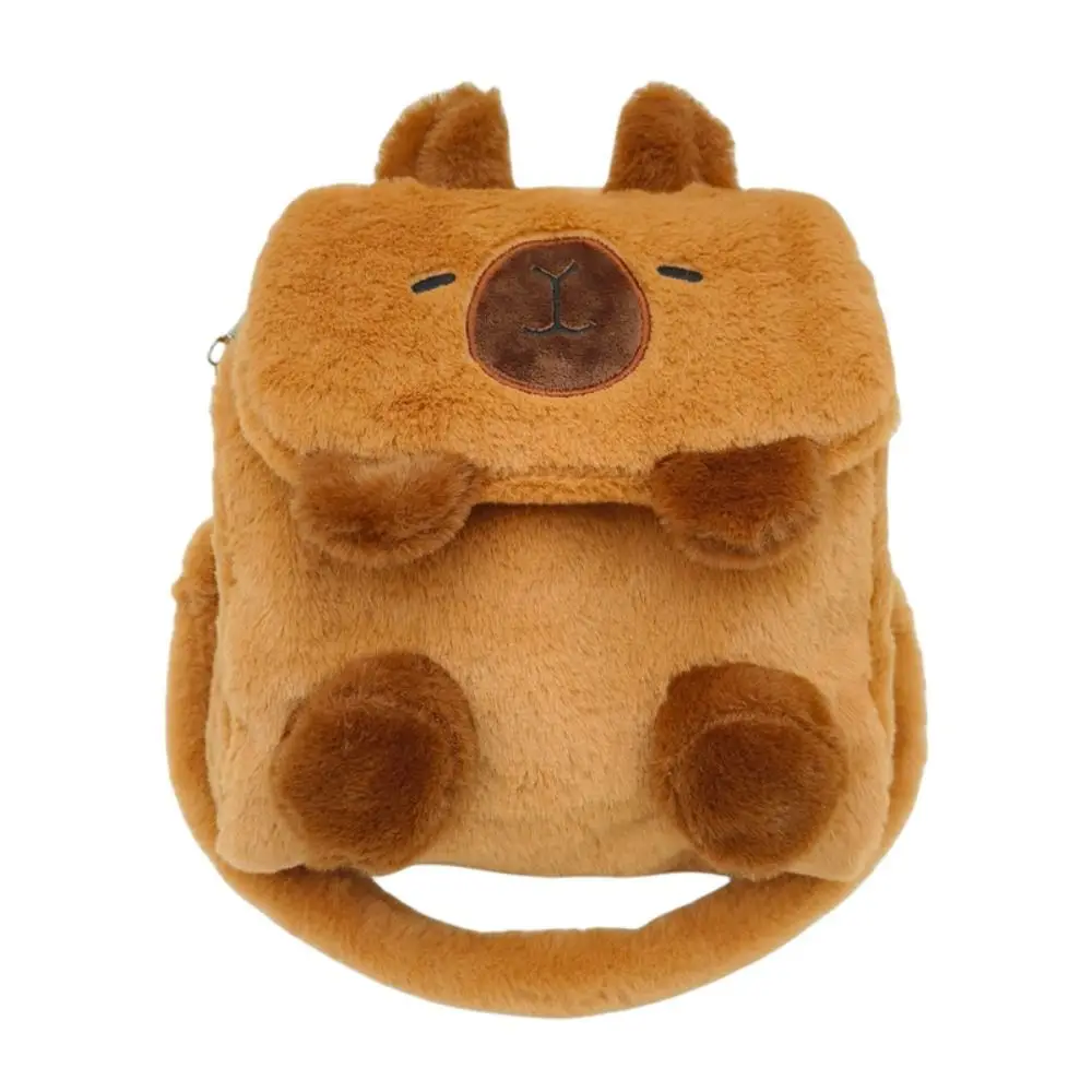 Cartoon Kawaii Capybara Plush Backpack Cartoon Kawaii Capybara Plush Backpack
