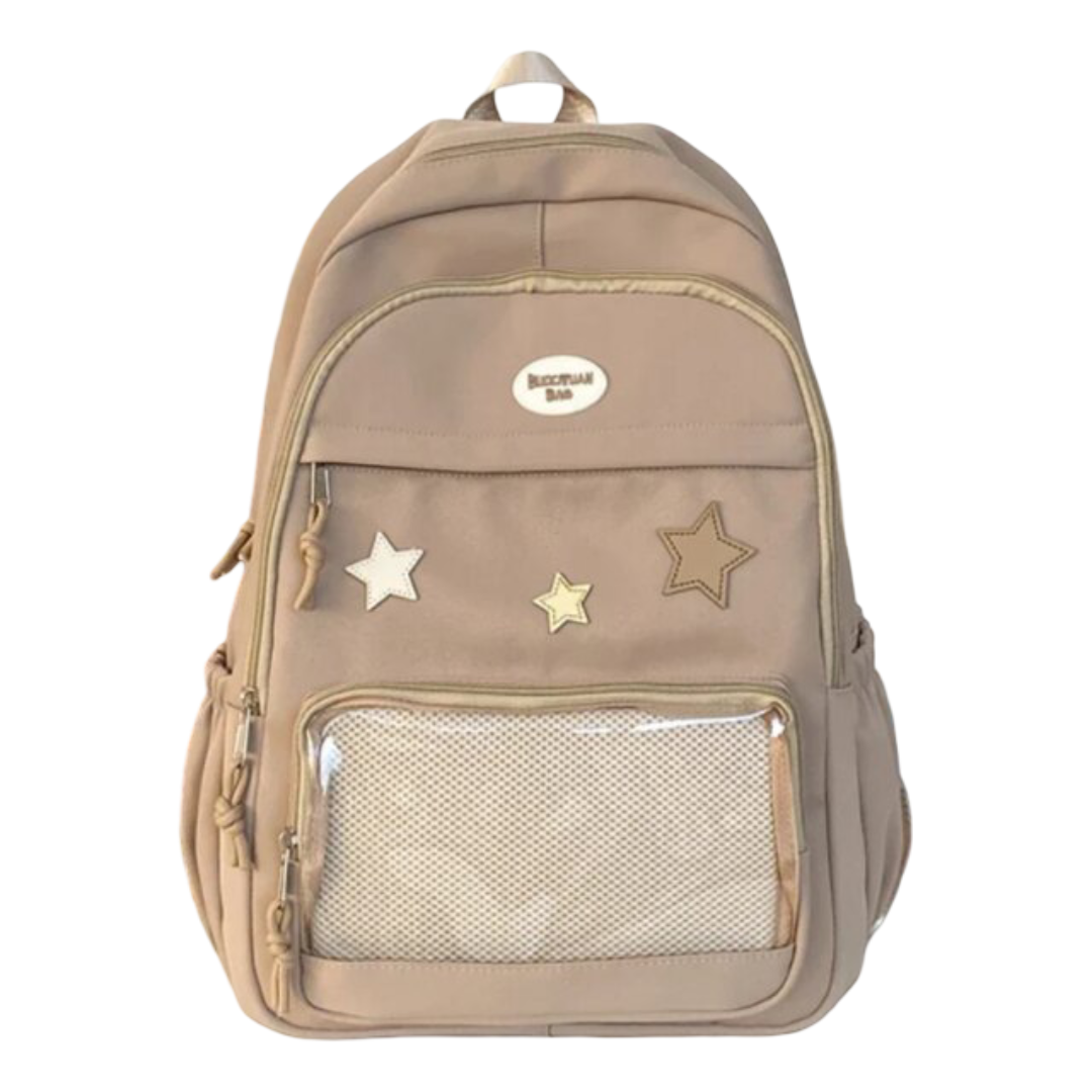 Kawaii Star Transparent Backpack