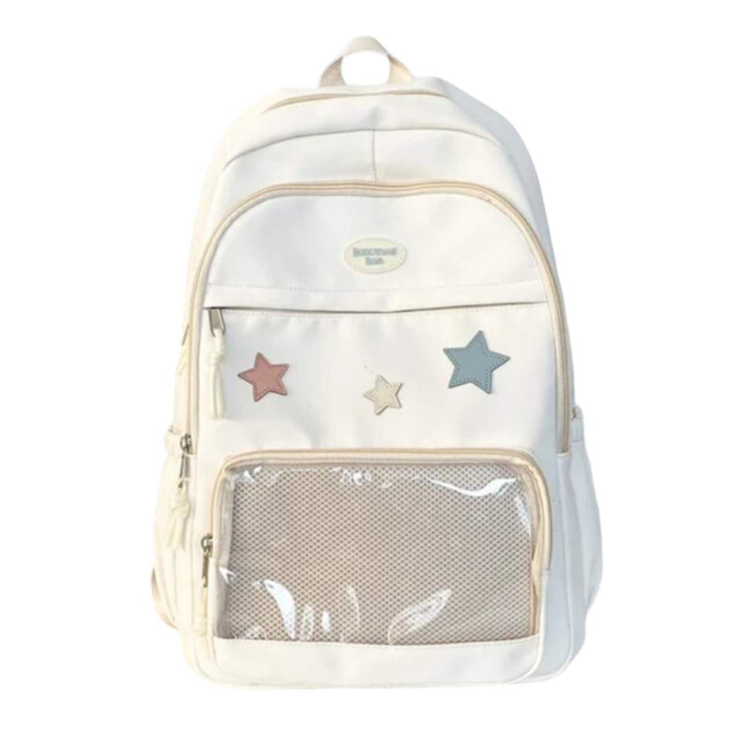 Kawaii Star Transparent Backpack