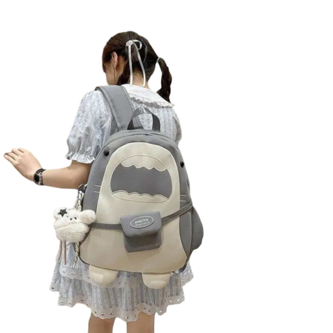 Kawaii Shark Backpack