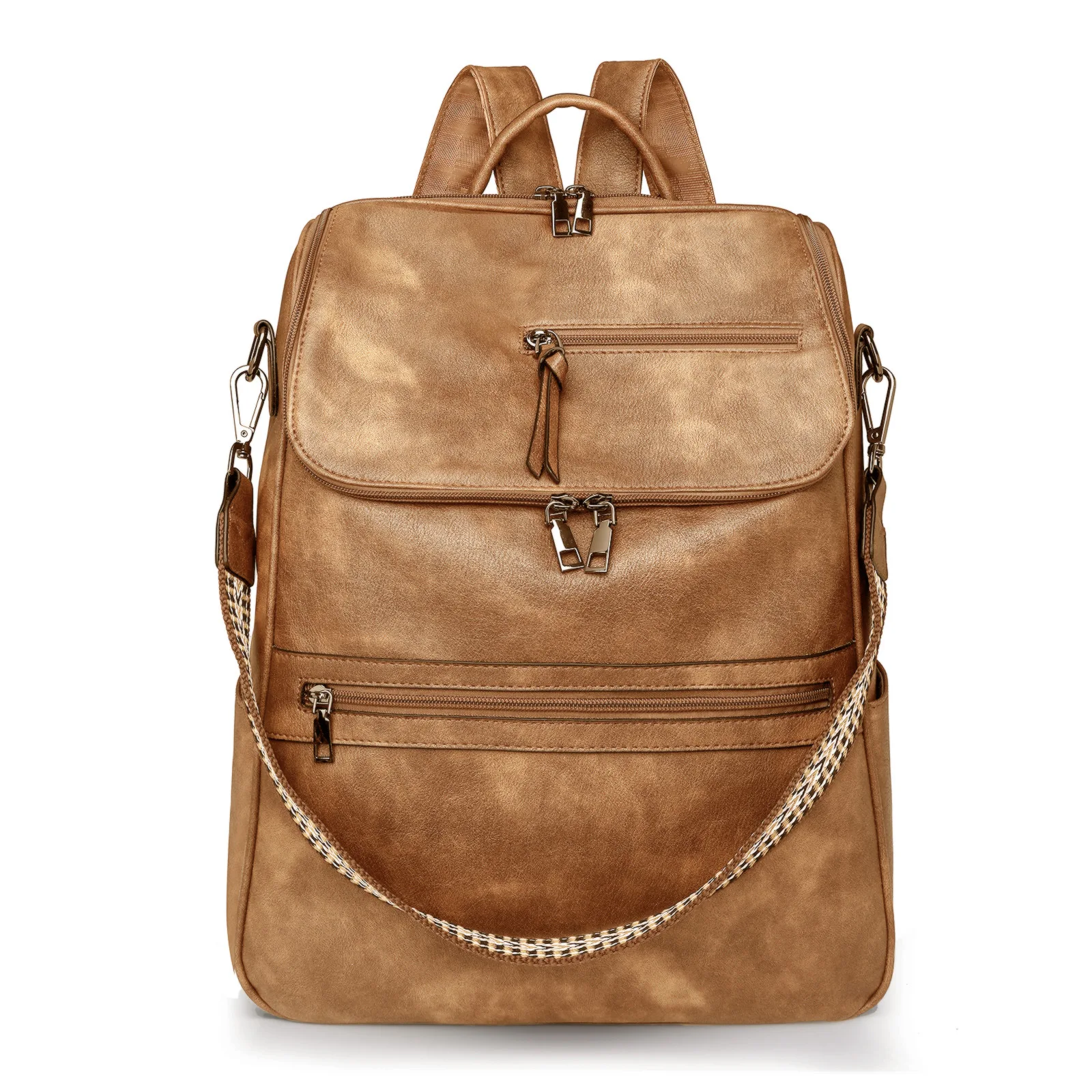 Kawaii Leather Laptop Waterproof Backpack