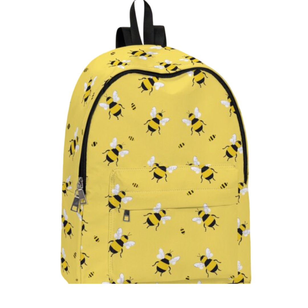 Kawaii Bee Pattern Backpack