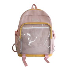Kawaii Canvas Transparent Backpack Kawaii Canvas Transparent Backpack