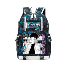 Anime Chainsaw Man Hirofumi Yoshida Kawaii Backpack Anime Chainsaw Man Hirofumi Yoshida Kawaii Backpack