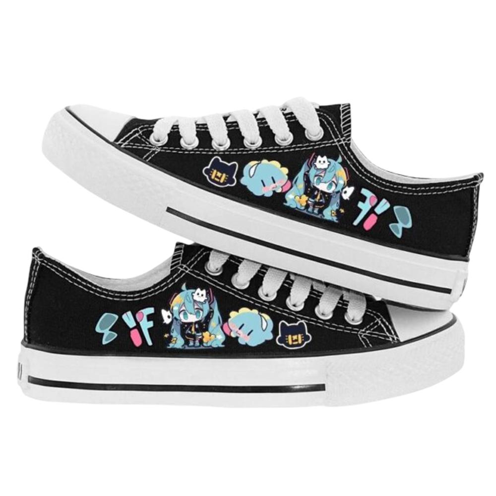 Kawaii Cartoon Hatsune Miku Shoes