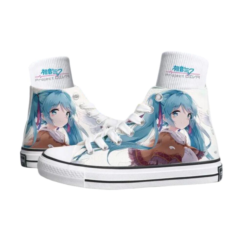 Kawaii Cartoon Hatsune Miku Shoes