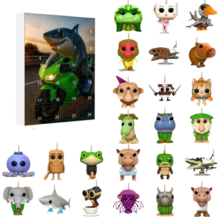 24Pcs Christmas Kawaii Italian Brainrot Advent Calendar 24Pcs Christmas Kawaii Italian Brainrot Advent Calendar