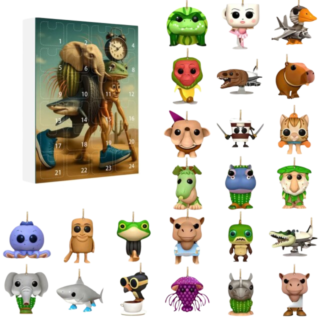 Christmas Kawaii Italian Brainrot And Character Advent Calendar