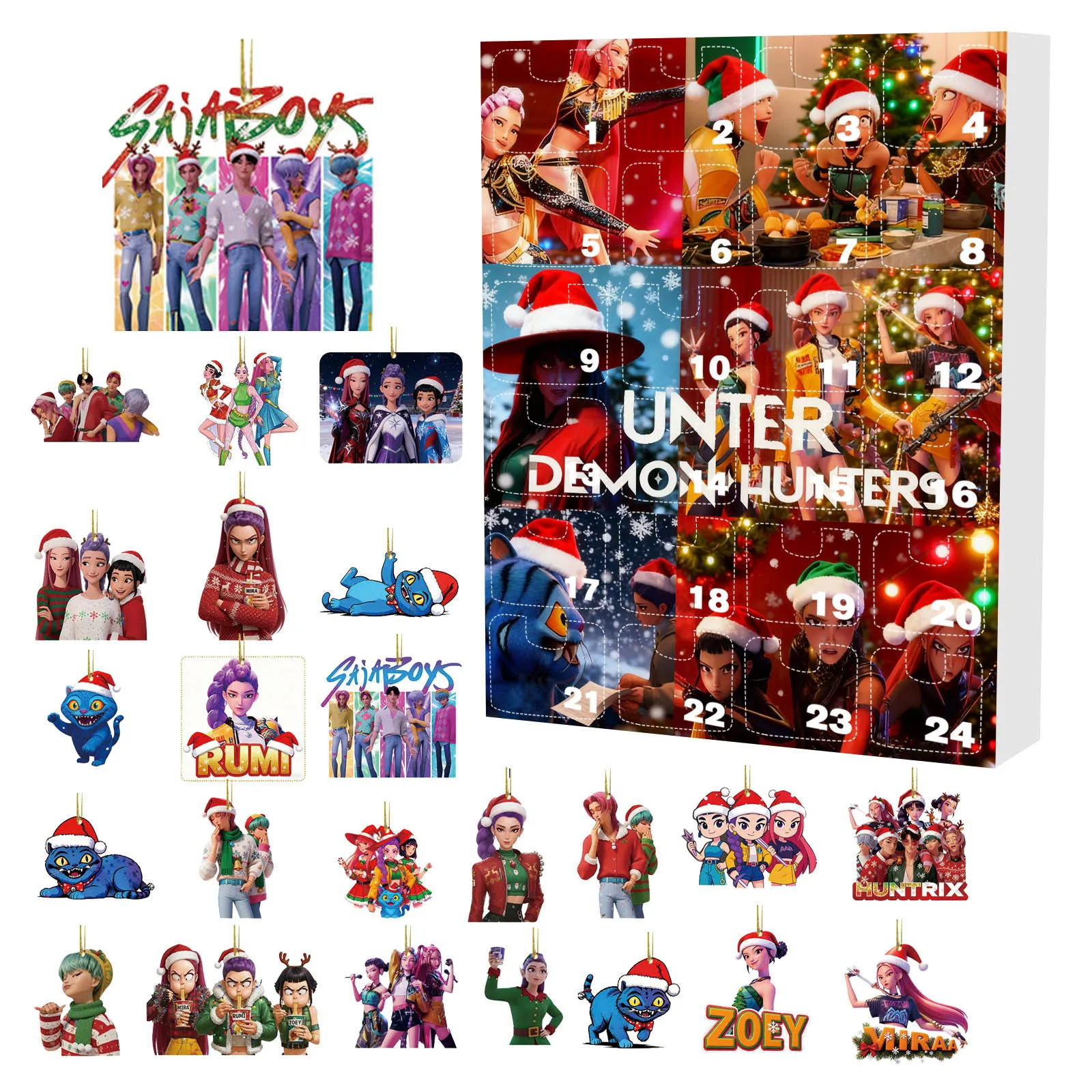 Kawaii Christmas Saja Boys Advent Calendar