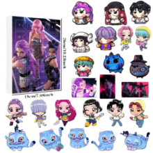 Christmas Kawaii KPop Demon Hunters Advent Calendar Acrylic Keychain Christmas Kawaii KPop Demon Hunters Advent Calendar Acrylic Keychain