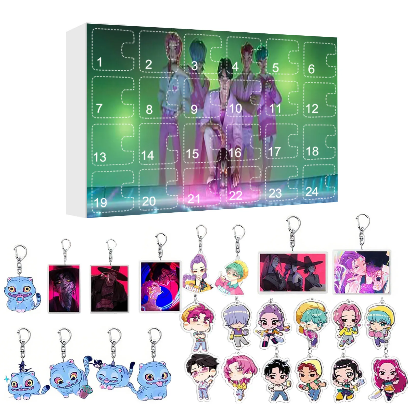 Anime Kawaii KPop Demon Hunters Advent Calendar