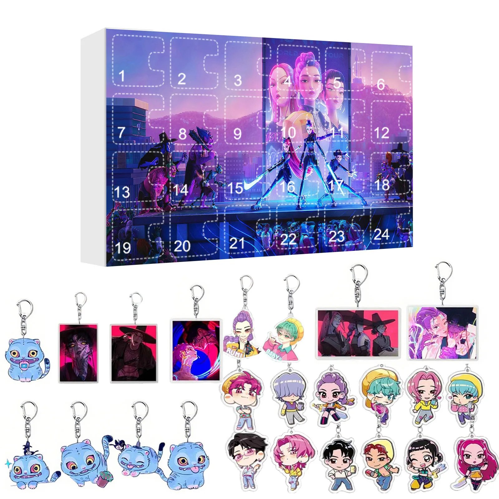 Kawaii Anime KPop Demon Hunters Advent Calendar