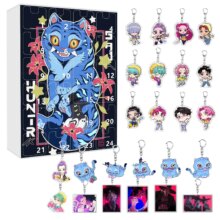 Anime KPop Demon Hunters Kawaii Character Advent Calendar With Keychain Anime KPop Demon Hunters Kawaii Character Advent Calendar With Keychain