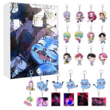 KPop Demon Hunters Kawaii Anime Character Advent Calendar With Keychain KPop Demon Hunters Kawaii Anime Character Advent Calendar With Keychain