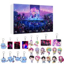 KPop Demon Hunters Kawaii Keychain Advent Calendar KPop Demon Hunters Kawaii Keychain Advent Calendar