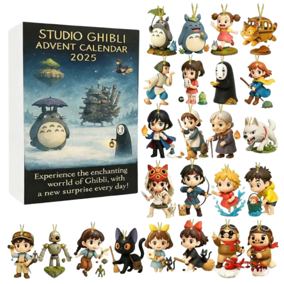Christmas Anime Kawaii Studio Ghibli Advent Calendar Toy