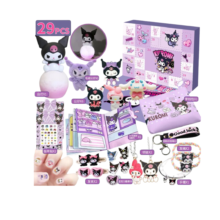 29cm Kawaii Christmas Anime Kuromi Advent Calendar With Blind Box 29cm Kawaii Christmas Anime Kuromi Advent Calendar With Blind Box