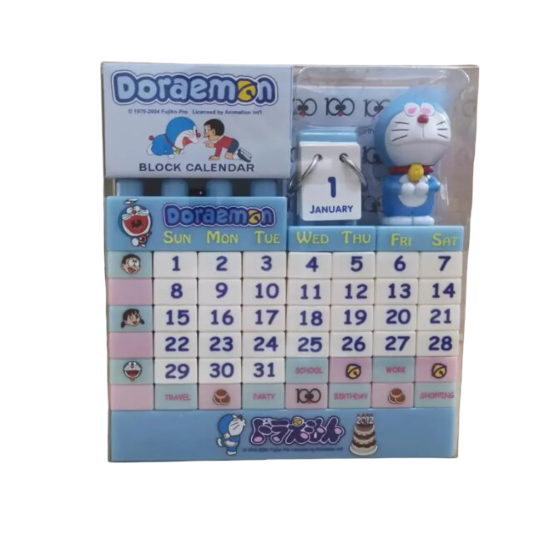 Kawaii Doraemon Desk Calendar