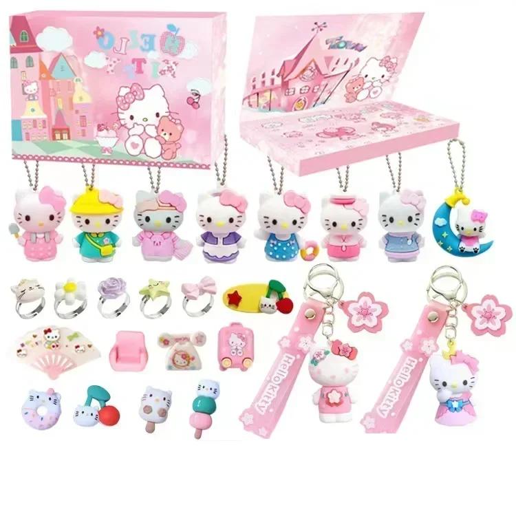 24Pcs Kawaii Sanrio Hello Kitty Christmas Advent Calendar