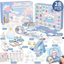 28Pcs Kawaii Sanrio Cinnamoroll Christmas Advent Calendar 28Pcs Kawaii Sanrio Cinnamoroll Christmas Advent Calendar