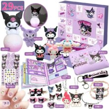 29Pcs Kawaii Sanrio Kuromi Christmas Advent Calendar 29Pcs Kawaii Sanrio Kuromi Christmas Advent Calendar