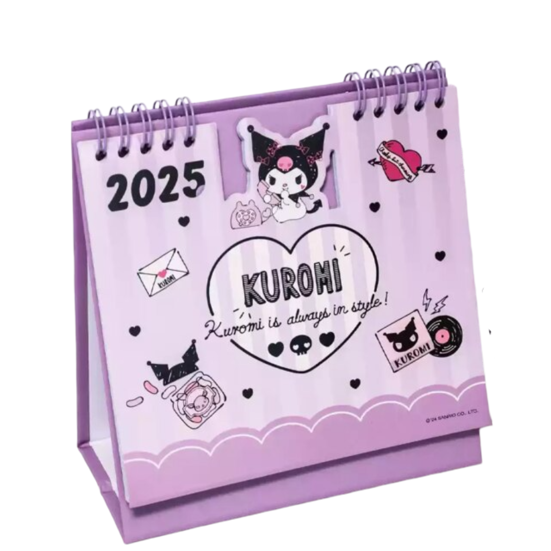 Christmas Kawaii Anime Sanrio Kuromi Calendar