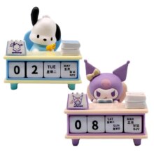 2Pcs Kawaii Cartoon Pochacco And Kuromi Desk Calendar 2Pcs Kawaii Cartoon Pochacco And Kuromi Desk Calendar