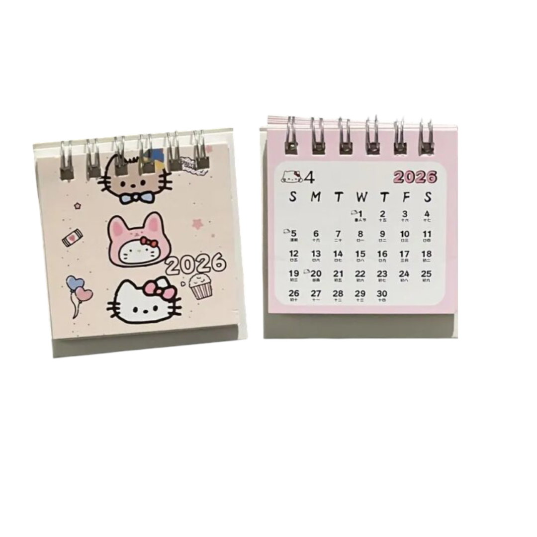 Kawaii Sanrio Hello Kitty Flip Calendar