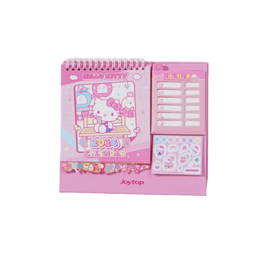 Kawaii Cartoon Hello Kitty Desk Calendar