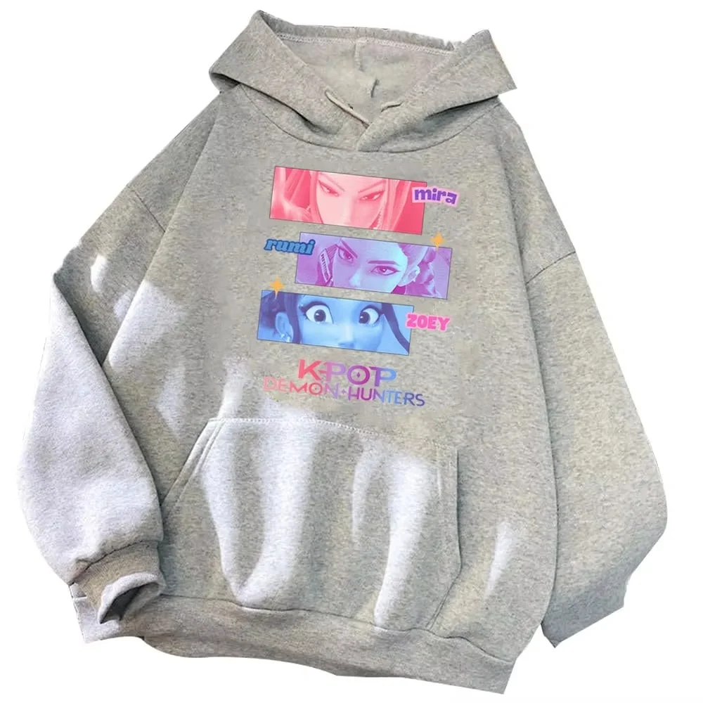KPop Demon Hunters Anime Kawaii Printed Hoodie