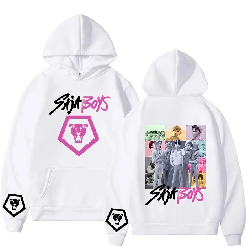 Kawaii KPop Demon Hunters Saja Boys Graphic Hoodie