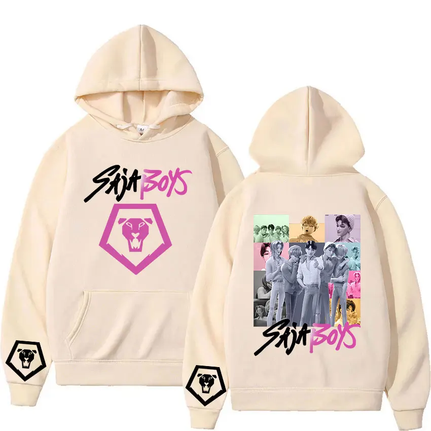Kawaii KPop Demon Hunters Saja Boys Graphic Hoodie