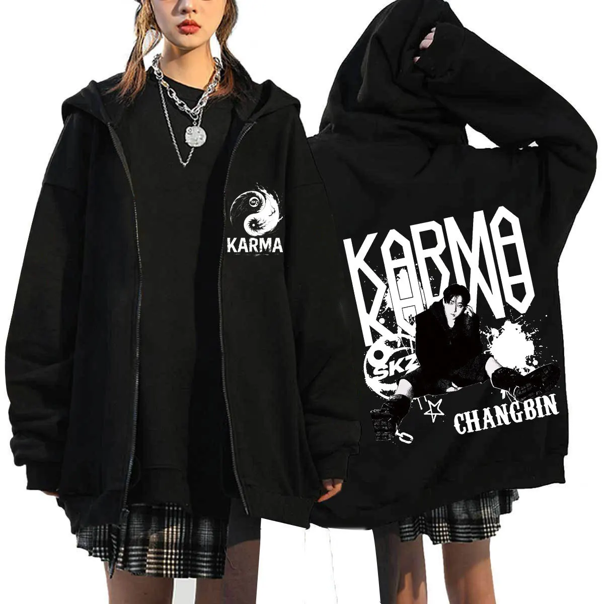 Kawaii Karma Changbin Hoodie