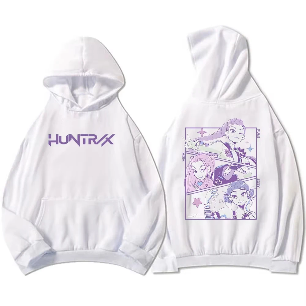 Kawaii KPop Demon Hunters Huntrix Print Hoodie