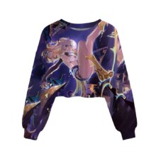 Kawaii Genshin Impact Xilonen Crop Sweatshirts Kawaii Genshin Impact Xilonen Crop Sweatshirts
