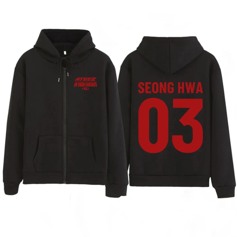 Kawaii Seong HWA Printed Hoodie