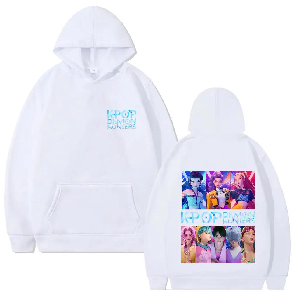 Kawaii KPop Demon Hunters Character Printing Hoodie
