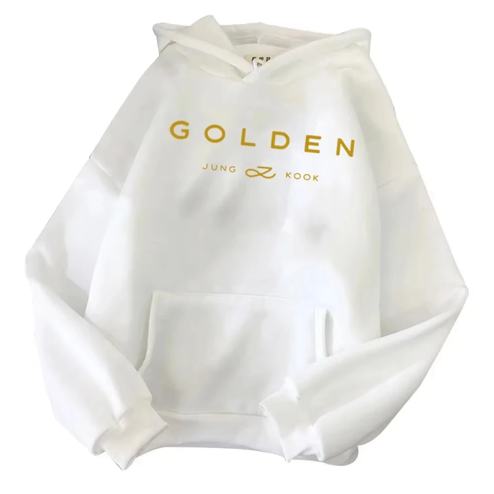 Kawaii Golden Jungkook Print Hoodie Kawaii Golden Jungkook Print Hoodie