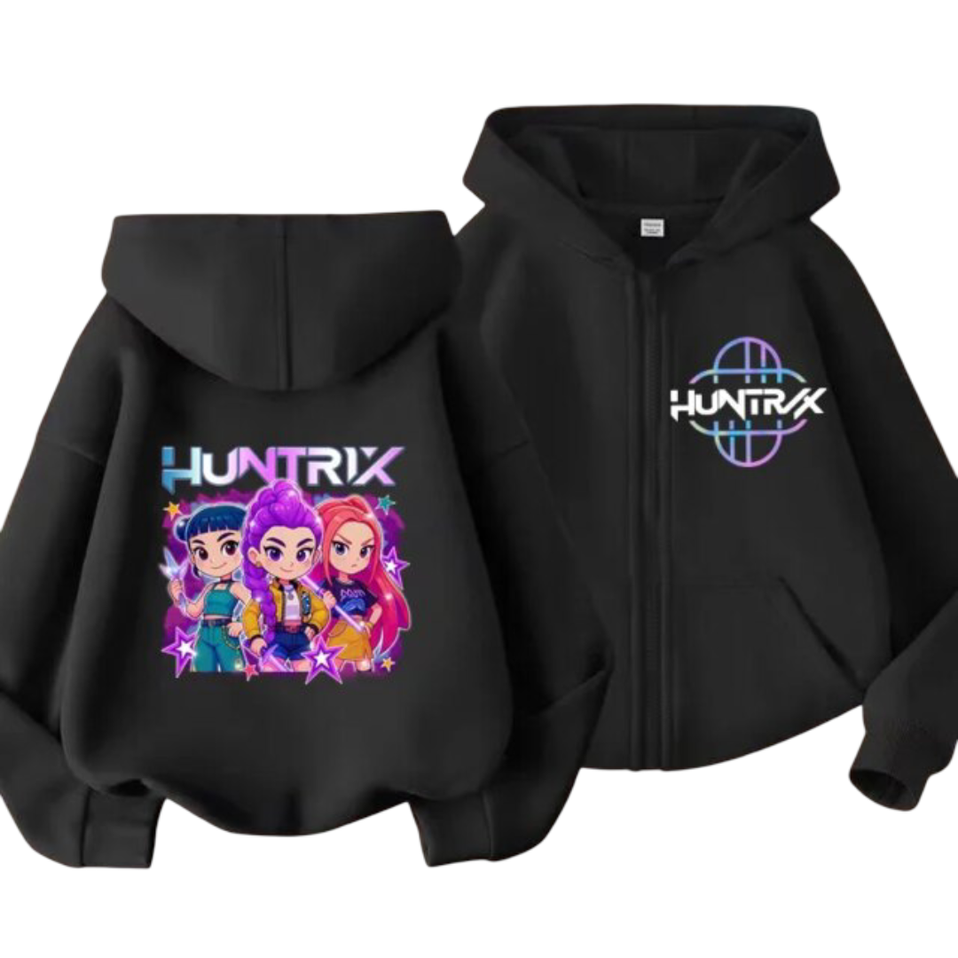 Kawaii Anime Kpop Demon Hunters Huntrix Hoodie