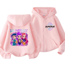 Kawaii Kpop Demon Hunters Anime Huntrix Hoodie Kawaii Kpop Demon Hunters Anime Huntrix Hoodie