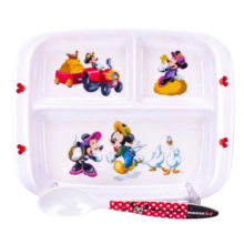 Kawaii Mickey Mouse Plate With Spoon Kawaii Mickey Mouse Plate With Spoon