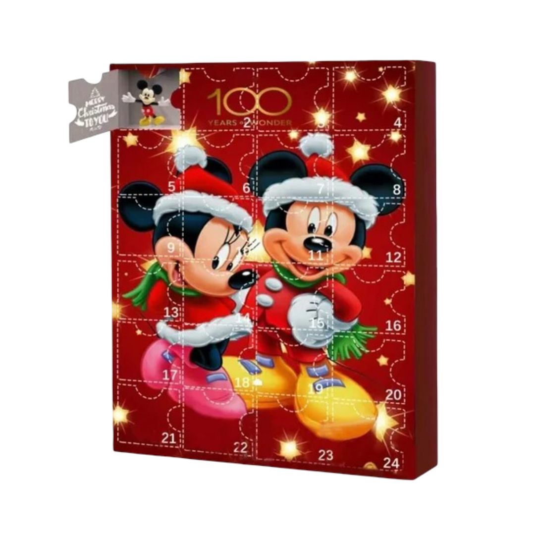 Kawaii Mickey Mouse And Minnie Mouse Christmas Advent Calendar