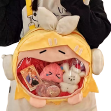 Kawaii Anime Kagamine Rin Plush Backpack Kawaii Anime Kagamine Rin Plush Backpack