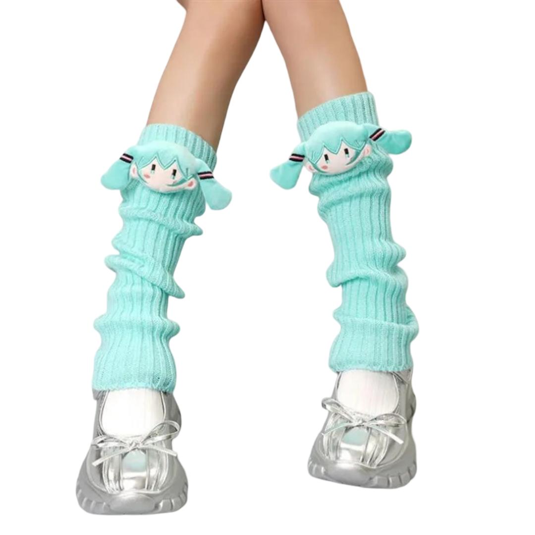 Kawaii Anime Hatsune Miku Socks