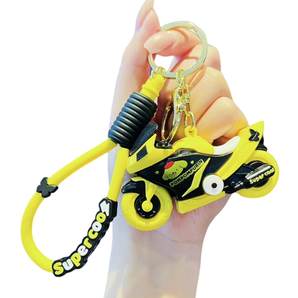 Anime Kawaii Sanrio Pompompurin Keychain