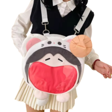 Kawaii Anime Xie Lian And Rat Plush Backpack Kawaii Anime Xie Lian And Rat Plush Backpack