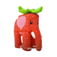 25cm Kawaii Steal A Brainrot Strawberry Elephant Plush Toy 25cm Kawaii Steal A Brainrot Strawberry Elephant Plush Toy