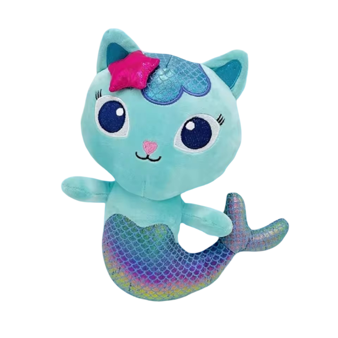 Kawaii Gabby's Dollhouse MerCat Plush Toy
