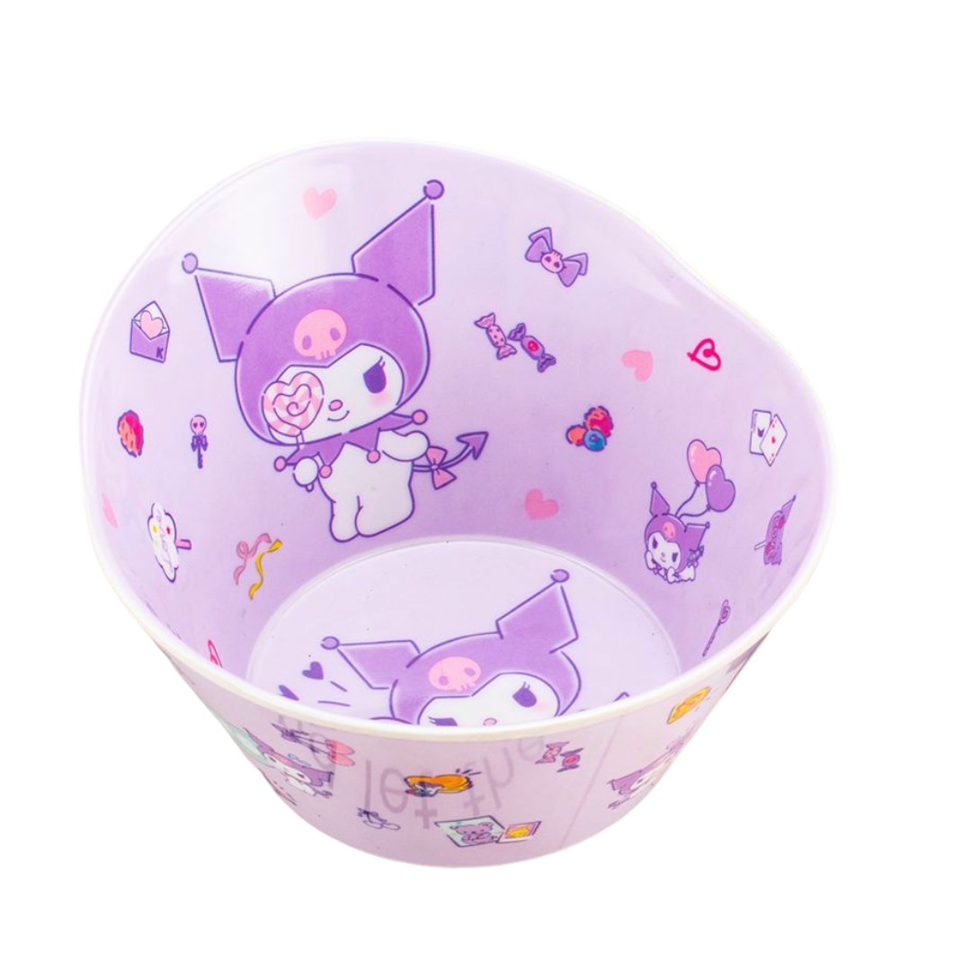 8cm Kawaii Cartoon Kuromi PVC Bowl